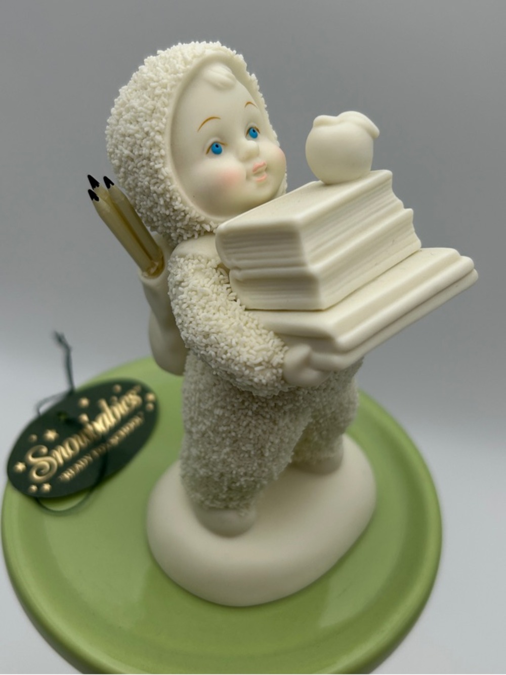 Department 56 Snowbabies 2002  "Ready for School"   Like New